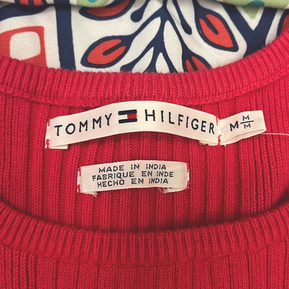 Tommy Hilfiger tank top. Reddish pink. New with tags. US size M. - Picture 2 of 3